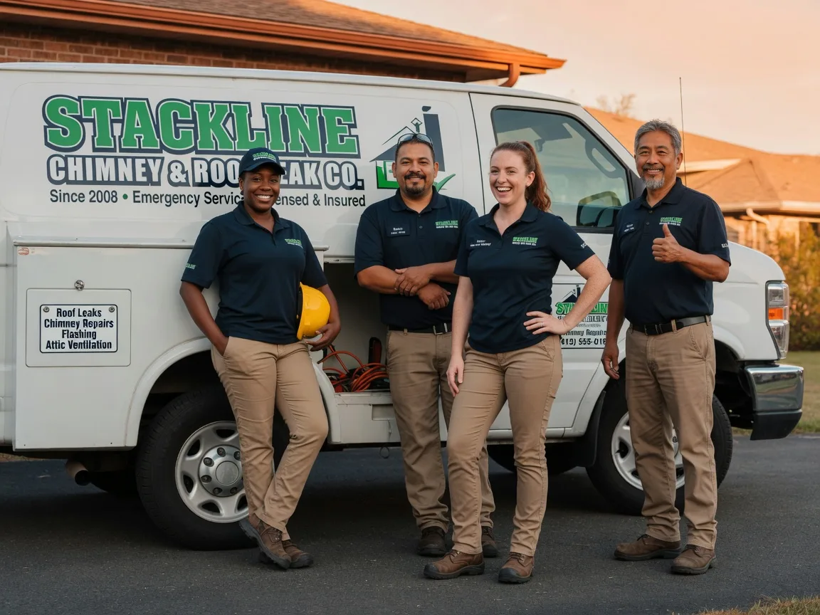 Chimney flashing repair company in Homer, IN